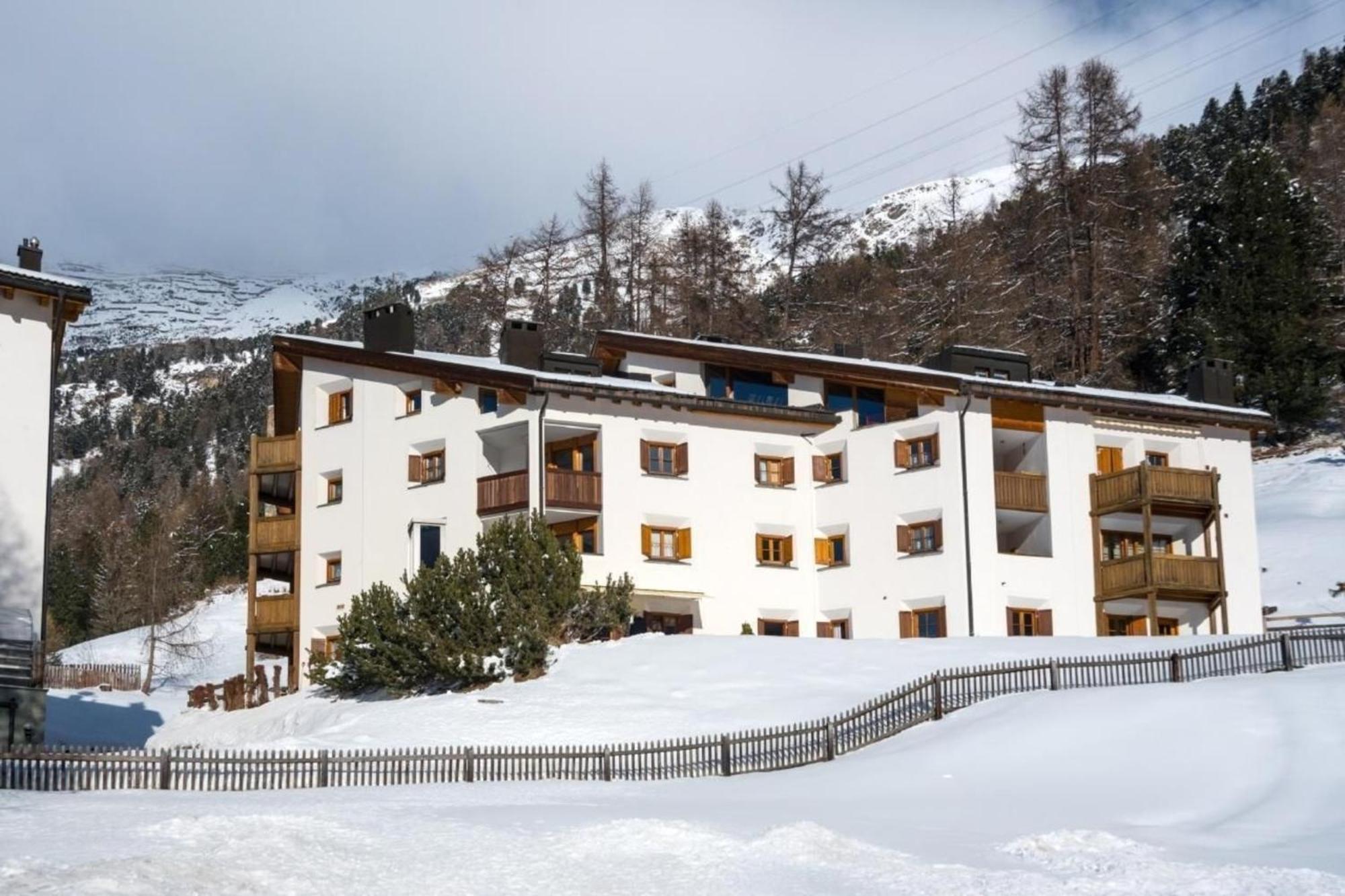 Chesa Aquileja Trueb Lägenhet Pontresina Exteriör bild